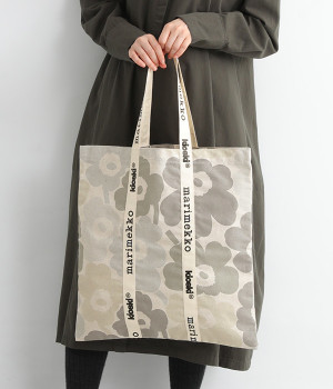 【日本限定】kioski Carrier Midi Unikko トートバッグ　(グレー-ONESIZE)