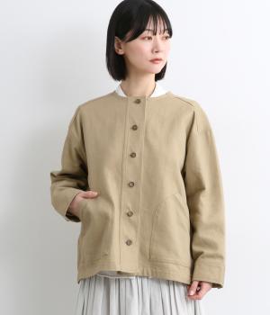 ソフトカツラギノーカラージャケット
