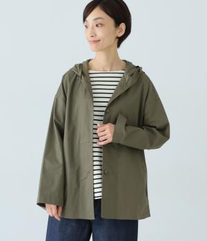 表ツイルピーチ　マウンテンパーカ(カーキ-L)