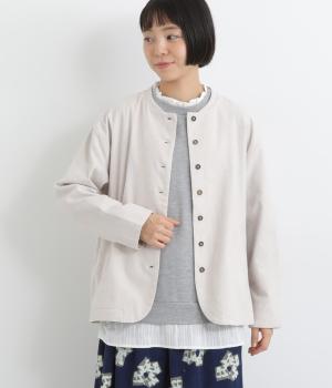 表微起毛　ジャケット(ライトベージュ-L)