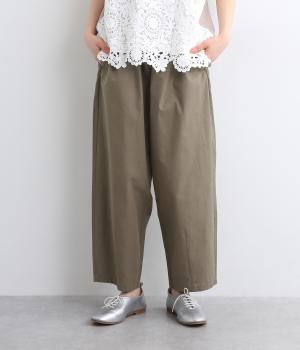 コットン　ロングボンタンパンツ