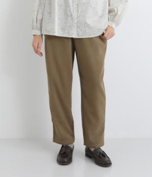 微起毛テーパードパンツ