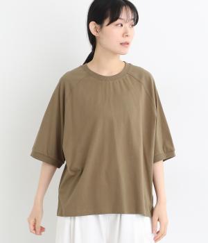 ＯＥ天竺　ラグラン6分袖Ｔシャツ