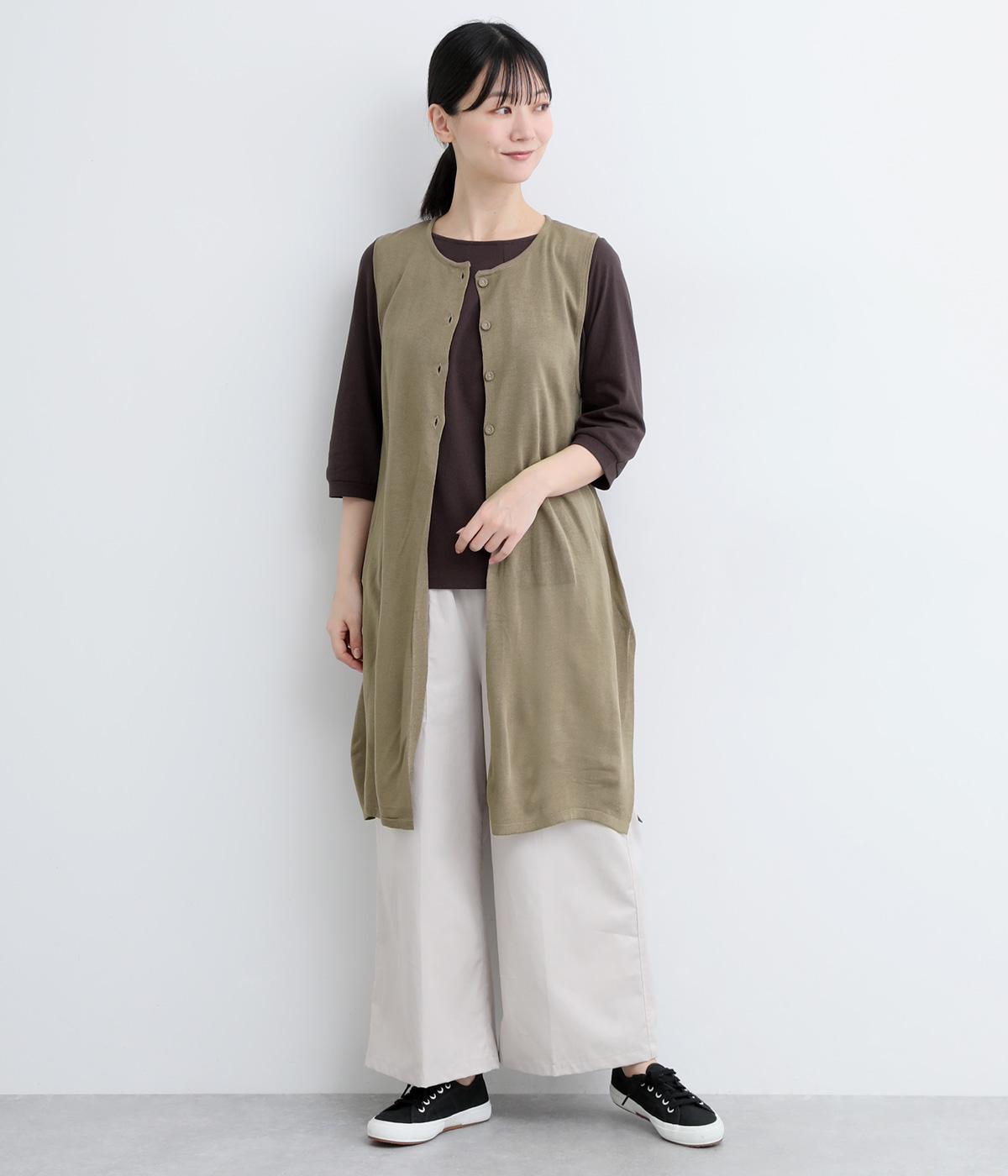 Theory ノースリーブニット Lサイズ グレー＆長袖ロングカーディガン Theory ノースリーブニット Lサイズ グレー＆長袖ロング