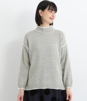 裏リンキング風セーター(グレージュ-L)
