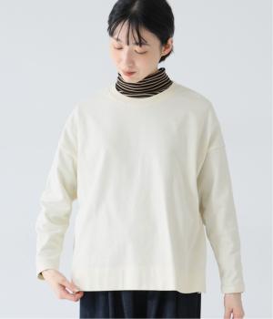 裾スリットＴトレーナー(クリーム-M)