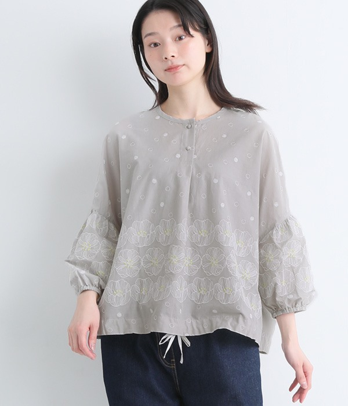 サンカヨウ ストリングシャツ（marble SUD）の商品詳細