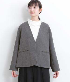 LIBERTY裏地ノーカラージャケット