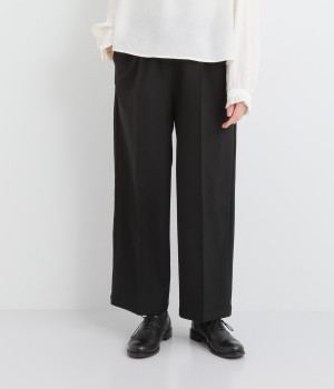 リネン見えポリセンタープレスパンツ