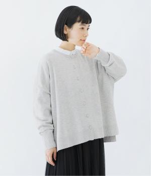 ボックスシルエットカーディガン(ライトグレー-F)
