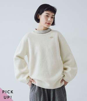 ホールガーメントプルオーバー(オフホワイト-F)