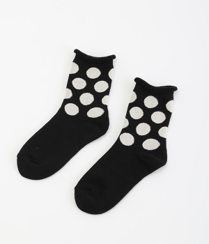 オーガニックdotパイル靴下