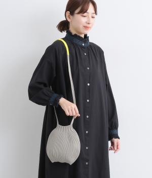 【OTA KNIT】汚れても洗えるサークルショルダーニットバッグ