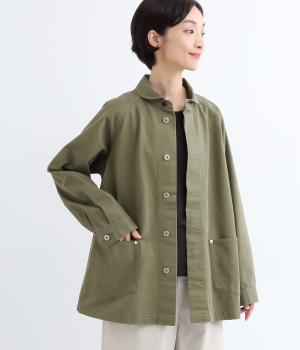 コットンへリンボンツイルジャケット