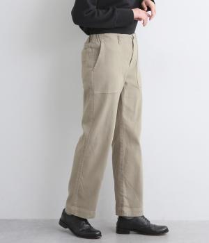 ツイルストレッチ裏起毛ポケットパンツ