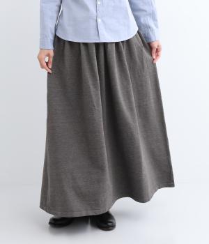 コットンヴィンテージスラブミニ裏毛スカート