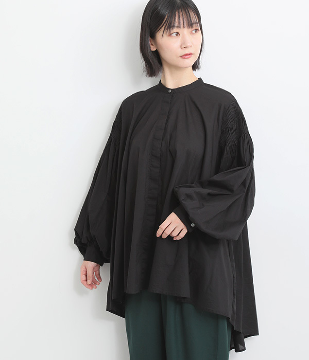 【yurara様】mizuiro indピンタックパフスリーブシャツ mizuiro ind ピンタックパフスリーブシャツ｜ MARcourt ONLINE