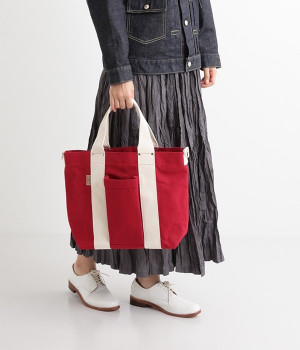 キャンバスボトルトートバッグ