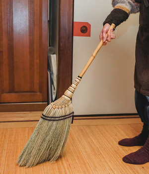 群馬袋ほうき　短