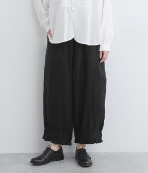 yo-yo　新品タグ付◉ BLACK かぐれ リネンボリュームパンツ yo-yo 新品タグ付◉ BLACK かぐれ リネンボリュームパンツ 楽天市場