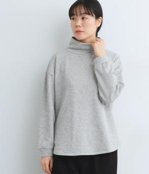 コットンミニ裏毛タートルプルオーバー