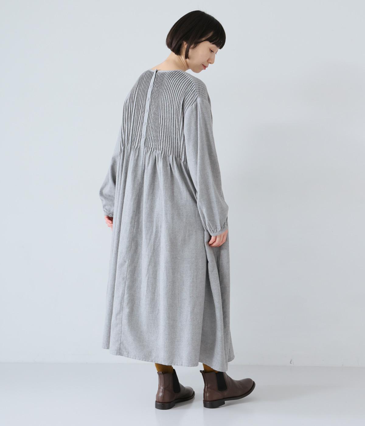 コットンビエラピンタックワンピース（nachukara）の商品詳細