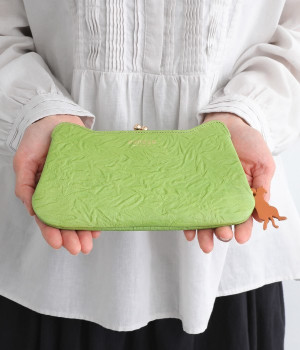 がま口 ロングウォレット