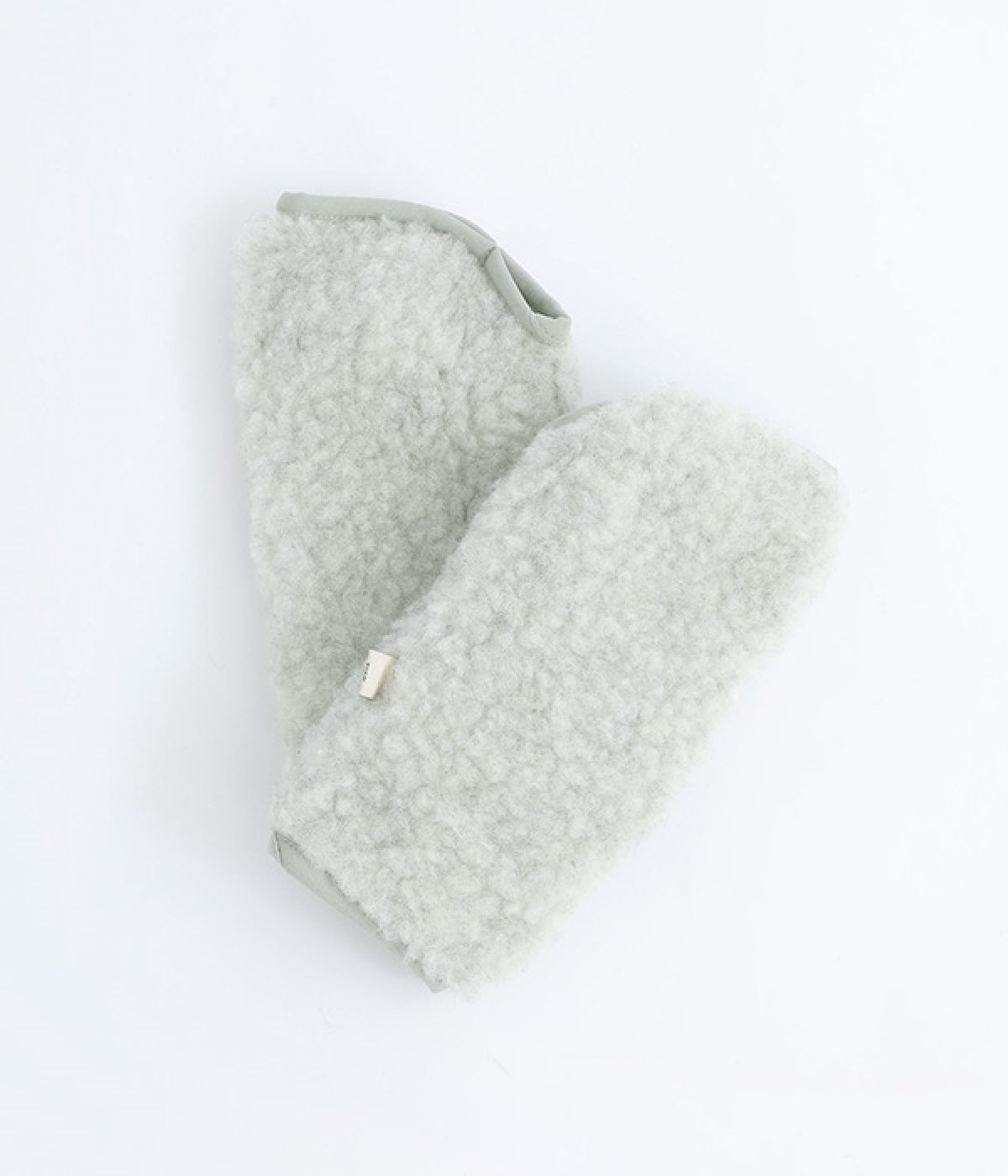 メリノウールアームカバー(ライトグレー-ONESIZE)