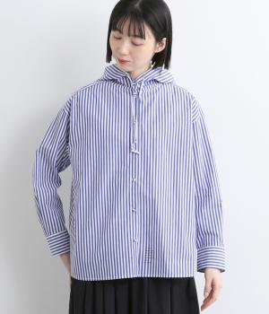 タイプライターフードシャツ