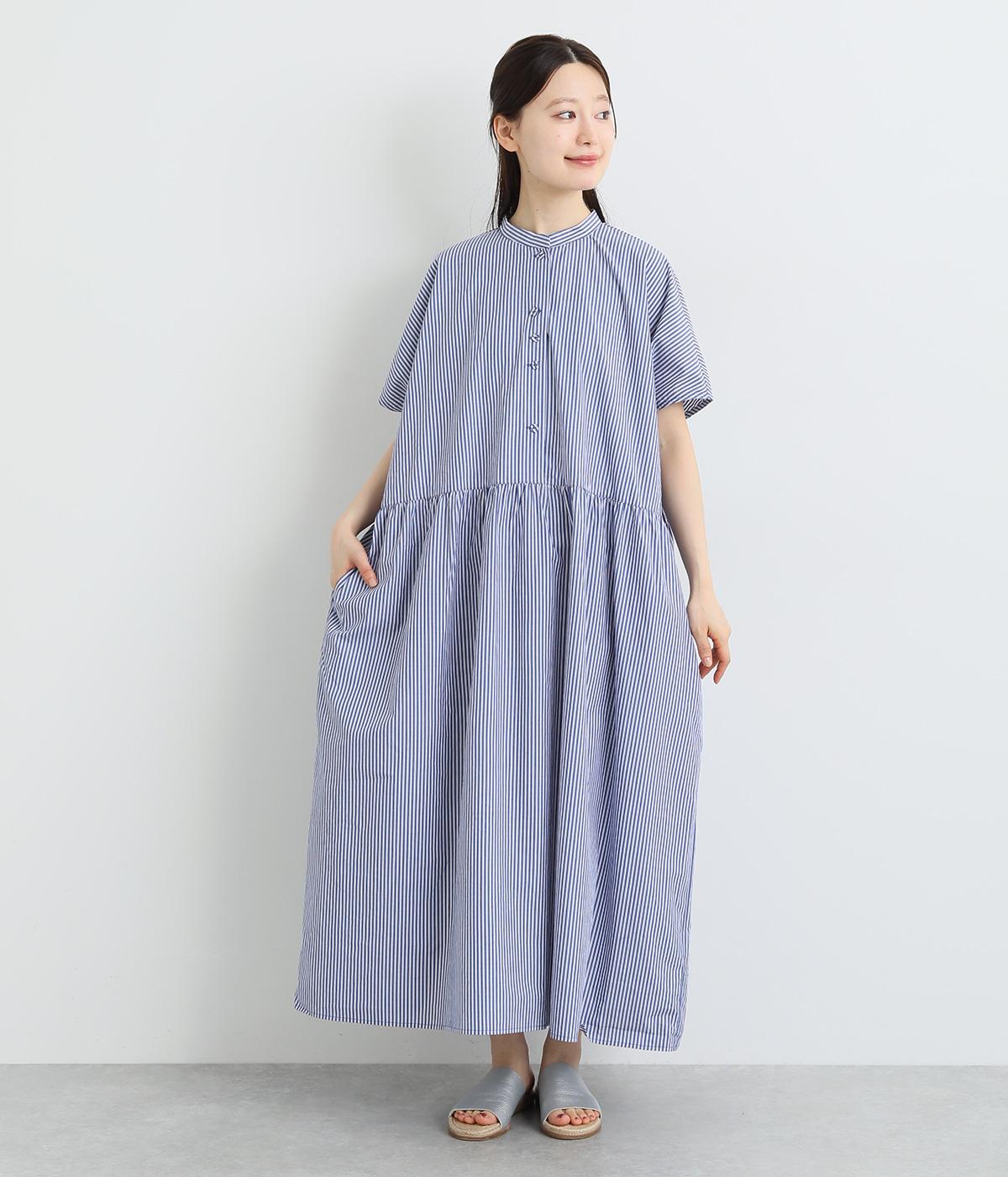 nop de nod フリルタイ付きワンピース