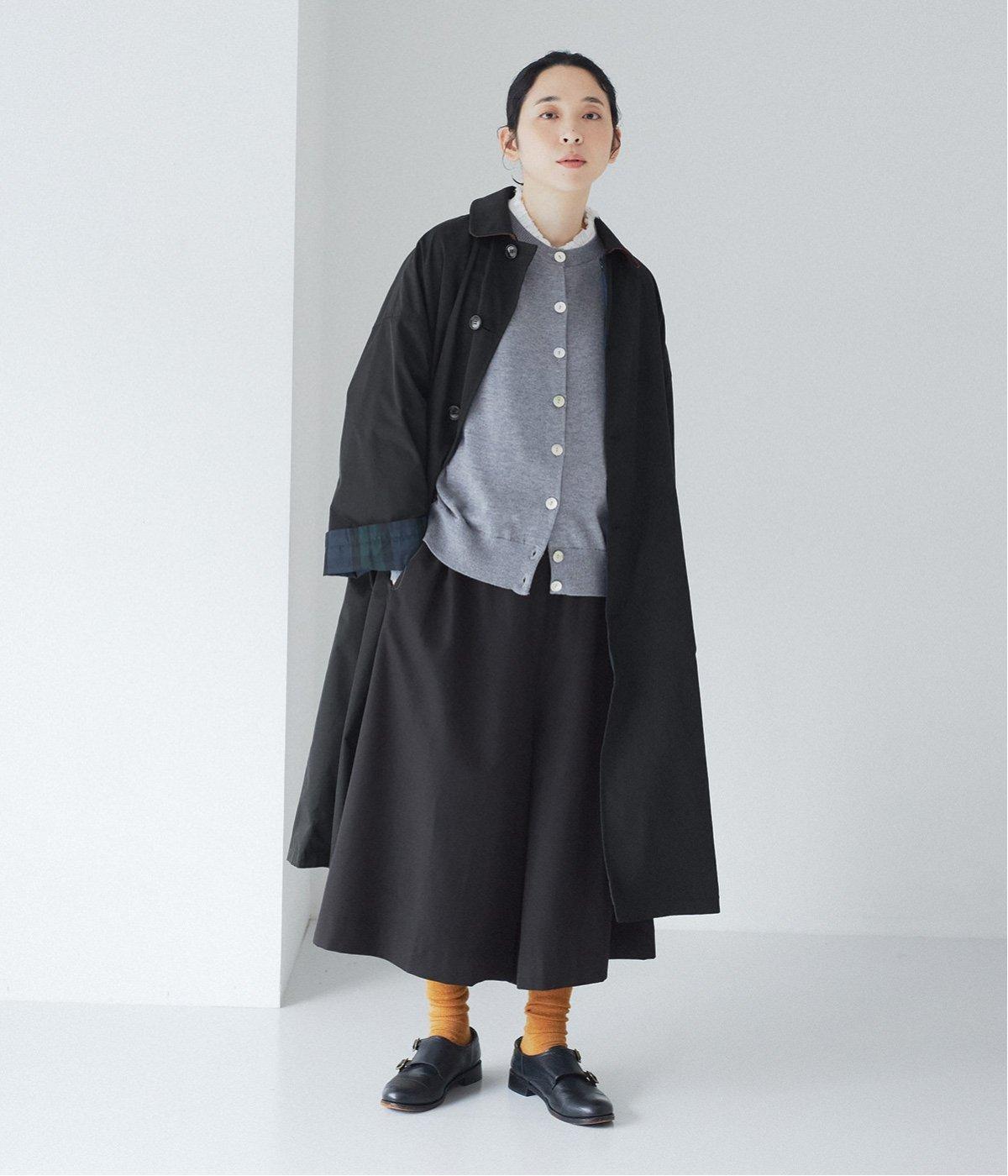 nop de nodリバーシブルコート nop de nod（ノップドゥノッド）の「ステンカラー毛抜き合わせ