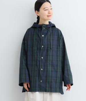 パッカブルフードシャツジャケット