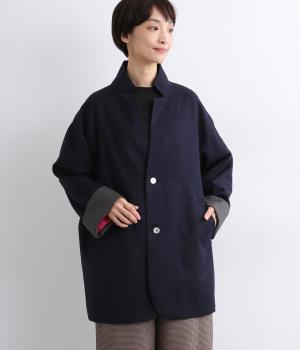 ギャバ　オーバーサイズゆるジャケット