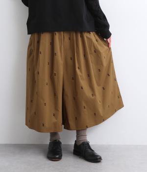 フロッキースワンブロードタックキュロット