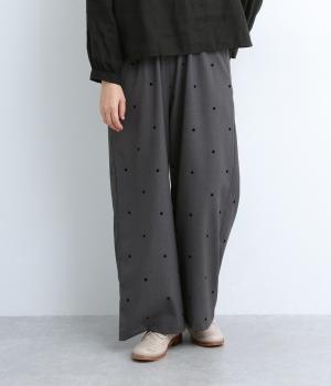 トロフロッキーpolka　イージーワイドパンツ