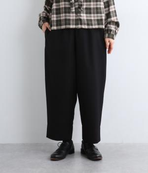 Pomme　ギャバパンツ(ブラック-F)