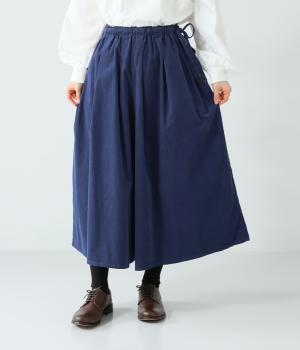 シャツコールユーカリタックキュロットスカート