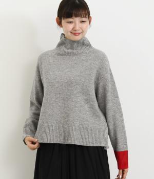 ラムズウールハイネックセーター