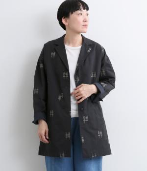 グログラン刺繍チェスターコート