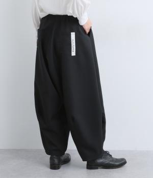 ポリエステル新型ポインテッドパンツ(ブラック-2)