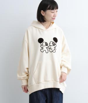 コットン風船inuinuワッペンフーディ