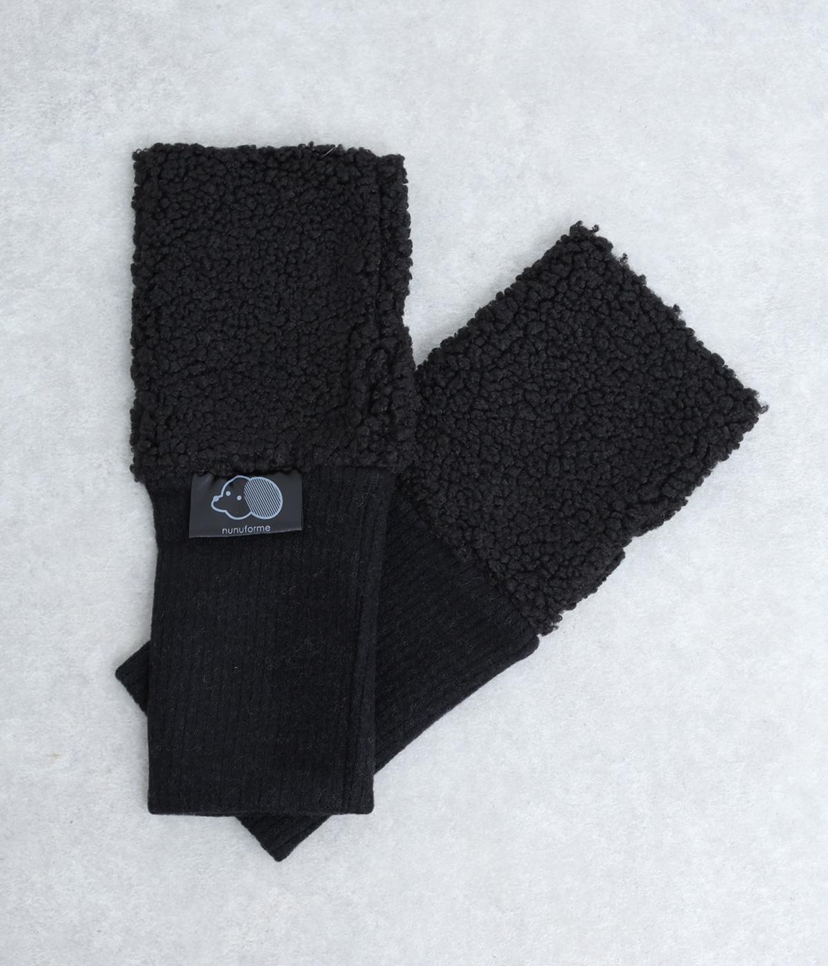 ポリエステルアームウォーマ―(ブラック-F)