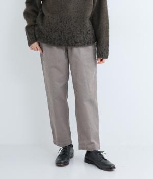 コットンコール天テーパードパンツ
