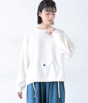 布帛ポケットプルオーバー