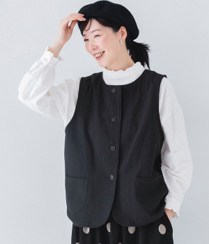 コットンツイルベスト