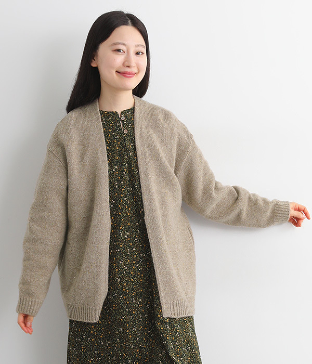 ウールネップカーディガン（nofl）の商品詳細