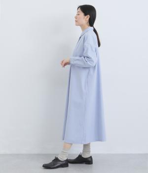 荒炊きオックス襟付きワンピース