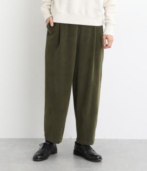 荒炊きコール天テーパードパンツ