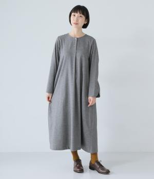 コットン甘撚りビエラワンピース