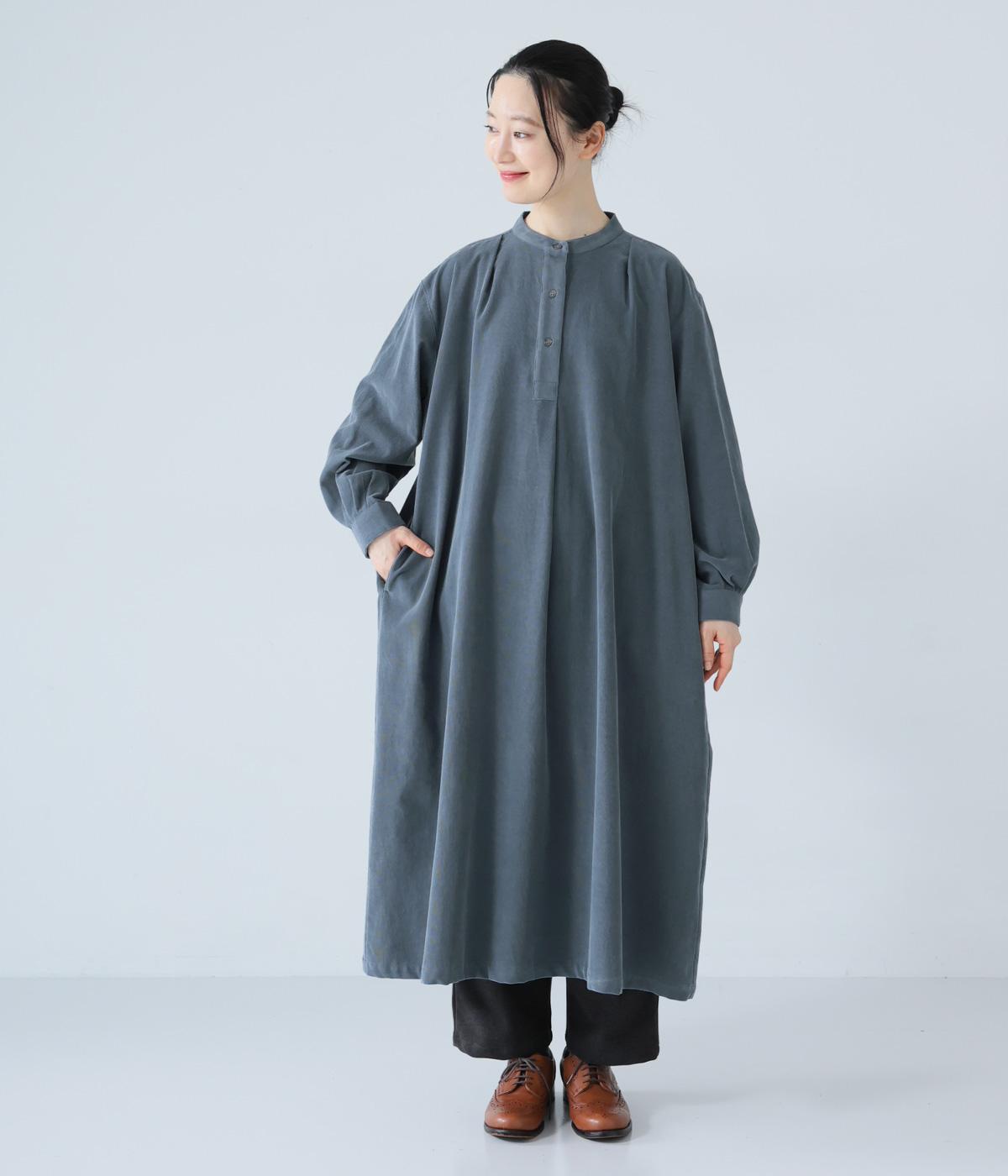 コットン荒炊きコーデュロイタックワンピース（nofl）の商品詳細